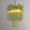 Vintage Wall Light in Murano Green Trunci, Italy, 1990s 5