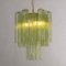 Vintage Wandlampe aus Murano Grün Trunci, Italien, 1990er 5