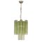 Vintage Wall Light in Murano Green Trunci, Italy, 1990s 1