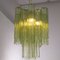 Vintage Wandlampe aus Murano Grün Trunci, Italien, 1990er 6