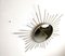 Vintage Brass Sunburst Mirror, 1970s, Image 5