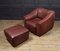 Mid-Century Armchair and Stool Ds47 from De Sede, 1970s, Set of 2, Image 13