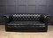 Black Leather Chesterfield Sofa, 1960, Image 14
