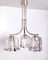 Lámpara de araña de cristal de Murano de Mazzega, años 70, Imagen 1