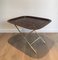 Brass & Painted Tole Table, 1950s 12