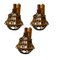 Bamboo Sconces in the style of Louis Sognot, 1960s, Set of 3 1
