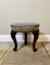 Victorian Carved Walnut Stool, 1860s, Image 1