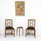Vintage Art Deco Walnut Side Chairs from Rowley Gallery, 1930s, Set of 2, Image 2