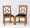 Vintage Art Deco Walnut Side Chairs from Rowley Gallery, 1930s, Set of 2 1