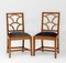 Vintage Art Deco Walnut Side Chairs from Rowley Gallery, 1930s, Set of 2, Image 1