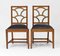 Vintage Art Deco Walnut Side Chairs from Rowley Gallery, 1930s, Set of 2 3