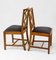 Vintage Art Deco Walnut Side Chairs from Rowley Gallery, 1930s, Set of 2, Image 6