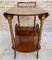 Mid-Century French Wooden Bar Cart Trolley, 1950s 6