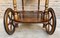 Mid-Century French Wooden Bar Cart Trolley, 1950s 15