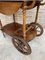 Mid-Century French Wooden Bar Cart Trolley, 1950s 5