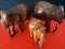 Elefantes de madera tallados a mano, años 60. Juego de 3, Imagen 4