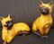Figurines Chats Siamois, Set de 2 6