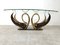 Vintage Brass Swan Coffee Table, 1980s, Image 3