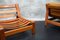 Vintage Scandinavian Teak Lounge Chairs in Cognac Leather, 1960s, Set of 2 14