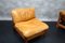 Vintage Scandinavian Teak Lounge Chairs in Cognac Leather, 1960s, Set of 2 13
