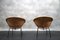 Vintage German Wicker Cocktail Chairs, 1960s, Set of 2 10
