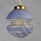 Blaue Diabolo Deckenlampe, 1970er 12