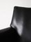 Vintage Black Leather Armchair, 1960s, Image 11
