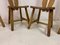 Brutalist Dining Chairs by De Puydt, 1960s, Set of 4, Image 4