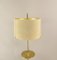 Vintage Italian Table Lamp with Suede Lampshade, 1970s 4