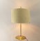 Vintage Italian Table Lamp with Suede Lampshade, 1970s 5