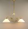 Lampe à Suspension Art Nouveau avec Abat-Jour Opale, 1920s 5