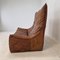 The Rock Sofa in Brown Leather by Gerard Van Den Berg, 1970s 10