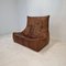 The Rock Sofa in Brown Leather by Gerard Van Den Berg, 1970s 7