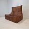 The Rock Sofa in Brown Leather by Gerard Van Den Berg, 1970s 8