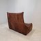 The Rock Sofa in Brown Leather by Gerard Van Den Berg, 1970s 20