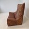 The Rock Sofa aus Braunem Leder von Gerard Van Den Berg, 1970er 3