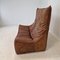 The Rock Sofa in Brown Leather by Gerard Van Den Berg, 1970s 3