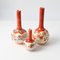 Antique Japanese Kutani Ware Porcelain Vase, 1890s, Set of 3 5