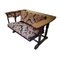 Antique English Convertible Dining Table / Kitchen Sofa, Image 6