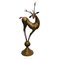 Art Nouveau Brass Deer Sculpture, 1890s-1910s 1