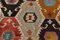 Tapis Kilim Vintage en Laine, Turquie 8