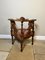 Victorian Carved Walnut Corner Chair, Italy, 1860s 3
