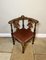 Victorian Carved Walnut Corner Chair, Italy, 1860s, Image 5