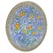 Large 20th Century Ceramic Dish in Yellow and Blue from C.Lombardo, Italy, 1960s 1
