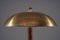 Lámpara de mesa Grace sueca de latón atribuida a Nordic Company para Nordiska Kompaniet, años 30, Imagen 3