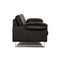 Conseta Leather Three Seater Sofa in Black from Cor 8