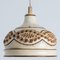 Lampada a sospensione in ceramica marrone beige, Danimarca, 1970, Immagine 6