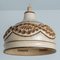 Lampada a sospensione in ceramica marrone beige, Danimarca, 1970, Immagine 2