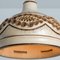 Lampada a sospensione in ceramica marrone beige, Danimarca, 1970, Immagine 9