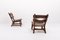 Dutch Stained Oak Chairs by Dittmann & Co. for Awa, 1970s, Set of 5, Image 7
